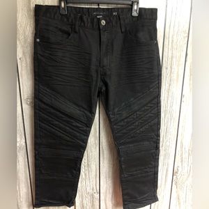 Decibel Men’s Black Denim Pants Black Moto Skinny Jeans 36/32 *See photos